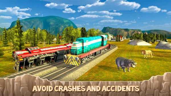 Zoo Animal Transporter Train Driving screenshot 2
