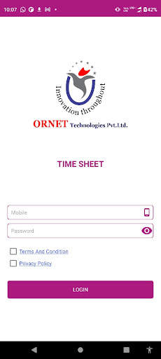 Time Sheet screenshot 1