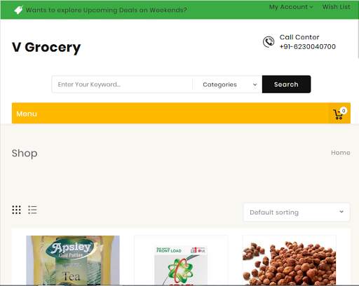 V Grocery screenshot 3