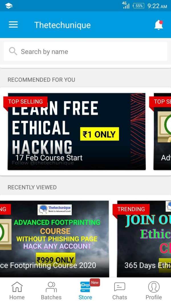 Thetechunique - Learn Ethical Hacking скриншот 2