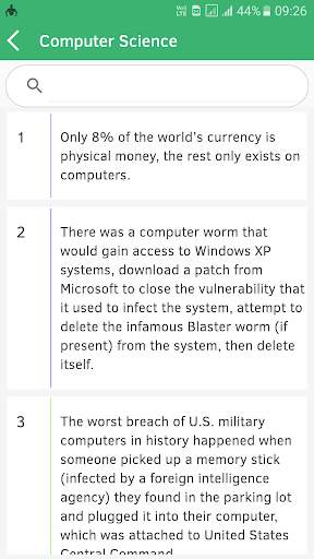 Science Facts collection app! screenshot 4