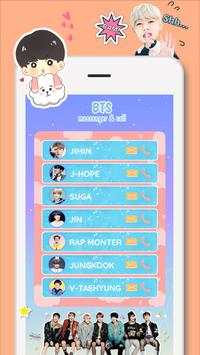 BTS Video Call & Messenger - Chat With BTS Idols screenshot 1