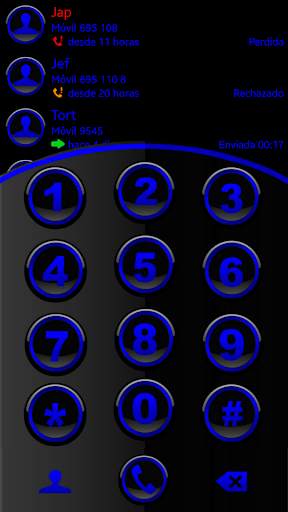 THEME ELEGANT BLUE EXDIALER screenshot 1