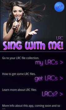 SingWithMe LRC Lyrics Player 1 تصوير الشاشة