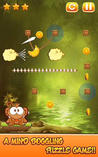 Cut The Banana: Free Monkey Rope Wrench Game screenshot 4