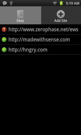 Are My Sites Up screenshot 1