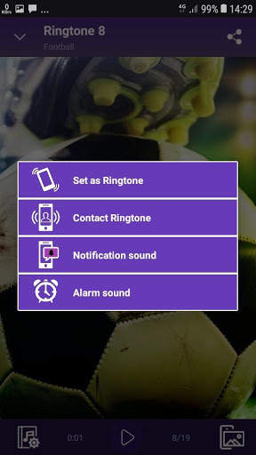 Football sounds Ringtones and Wallpapers screenshot 4