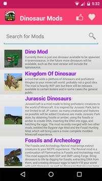 Dinosaurus Mod Untuk MCPE. screenshot 2