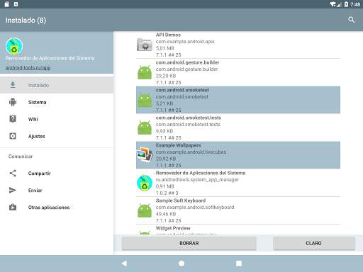 Administrador de aplicaciones del sistema screenshot 18