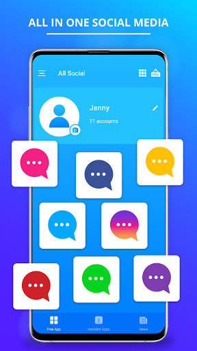 Messenger All Social - MAS screenshot 1