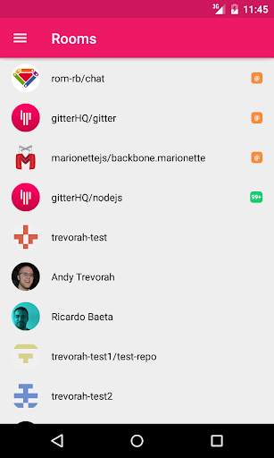 Gitter: Chat for GitLab, GitHub & more screenshot 1
