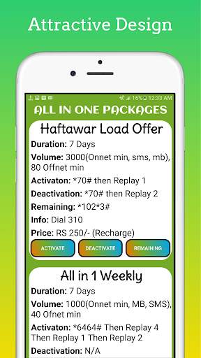 Zong Packages: Call, SMS & Internet 2020 screenshot 2