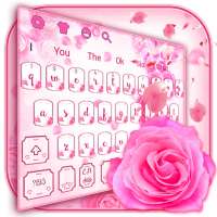 Cinta Pink Rose Keyboard on 9Apps