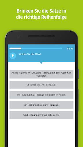 Deutschtrainer A1 screenshot 4
