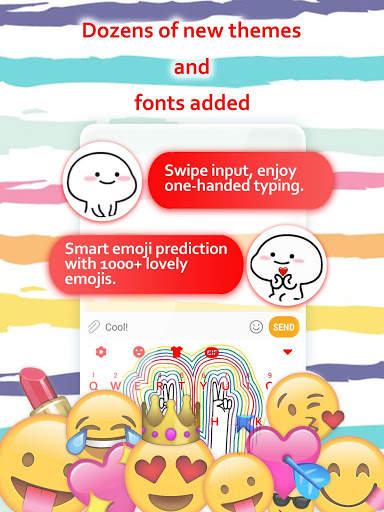 Good Vibes Quote Keyboard Theme for Girls screenshot 2