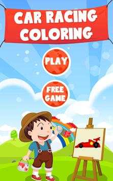 Car Racing Coloring screenshot 1