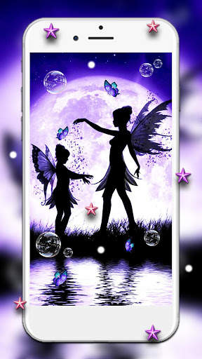 Night Angel Live wallpaper screenshot 2