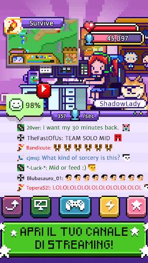 xStreamer: Idle Simulator Game screenshot 1