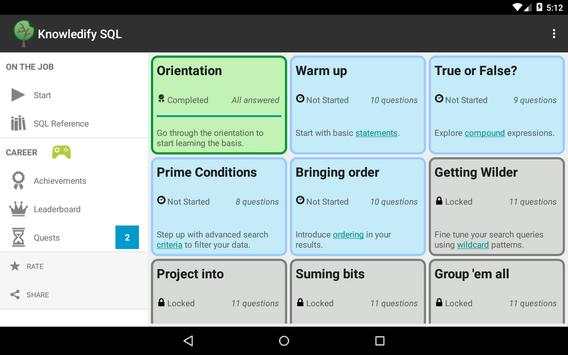 Practice and Learn SQL screenshot 14