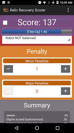 FTC Relic Recovery Scorer screenshot 2