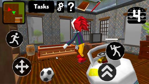 Neighbor Clown. Scary Escape 3D screenshot 3