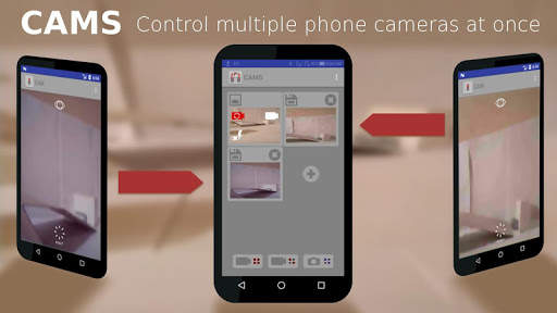 CAMS: Use mobile cameras at once|CCTV Bluetooth screenshot 1