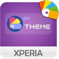 GALAXY XPERIA Theme | JUST PURPLE🎨Design For SONY on 9Apps