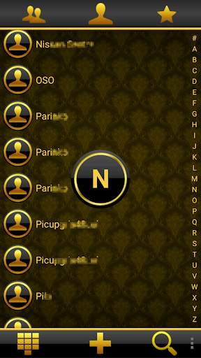 THEME DARK GOLD FOR EXDIALER screenshot 2