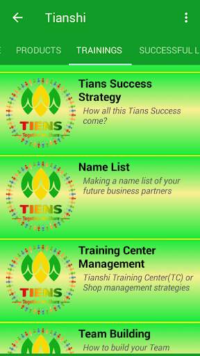 Tianshi Products & Training's  screenshot 5