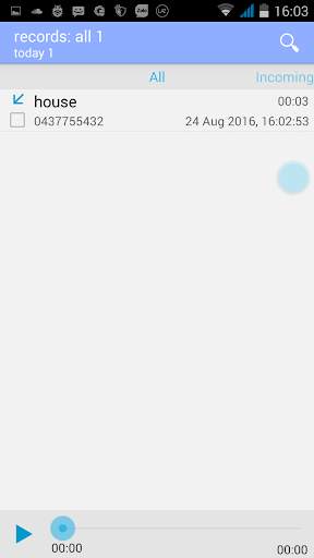 Call recorder screenshot 1