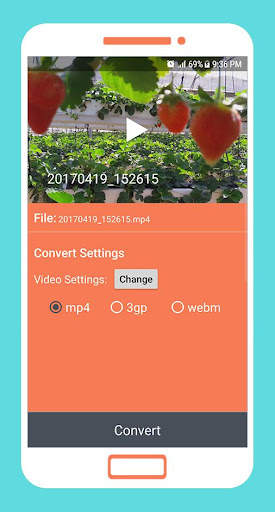 To mp4 3gp webm Video Converte screenshot 2
