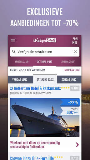 Weekendesk, Hotel+Activiteiten screenshot 3