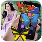 Butterfly on Screen Funny Joke