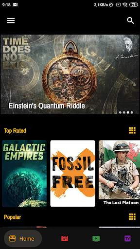 Documentaries, Series and Live TV screenshot 9