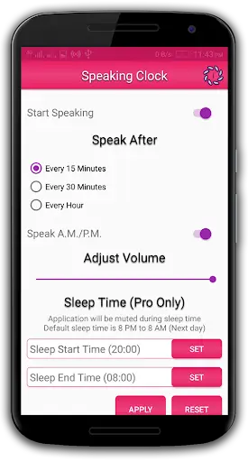 Speaking Clock :) screenshot 1