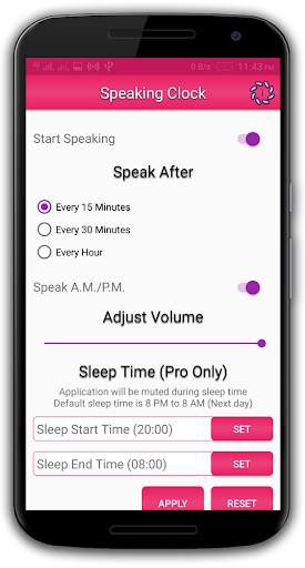 Speaking Clock :) screenshot 1