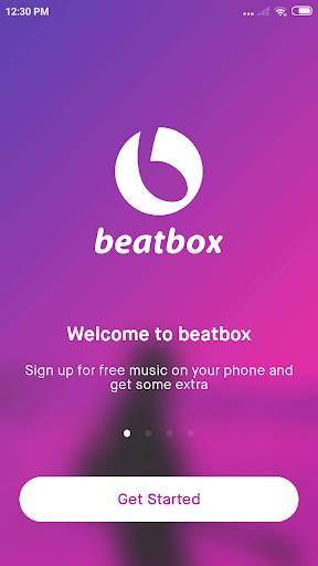 BeatBox - Music Player Template screenshot 1