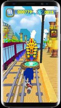 Subway Sonic Run Adventures Jungle Temple Run 3D screenshot 1