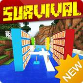 New Redstone Survival Mini-game. Map for MCPE 1.0