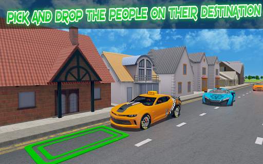 Robot Car Taxi: Future Robot T screenshot 4