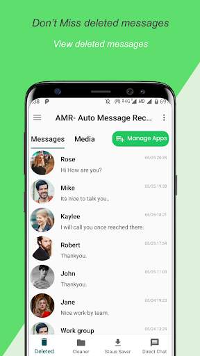 Restore - Recover deleted messages & backup photos screenshot 1