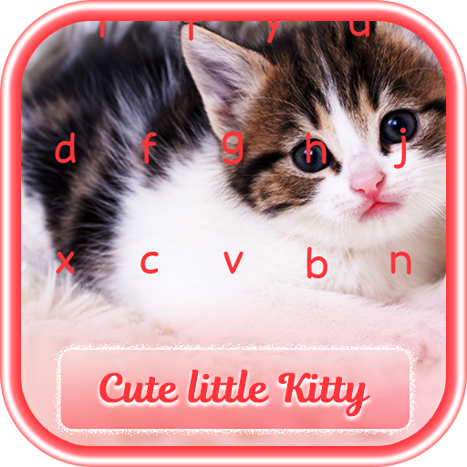 Cute Pink Kitty Keyboard icon