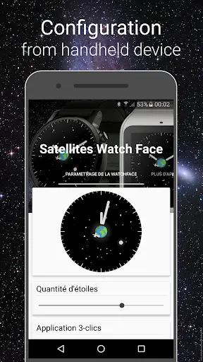 Satellites Watch Face स्क्रीनशॉट 5