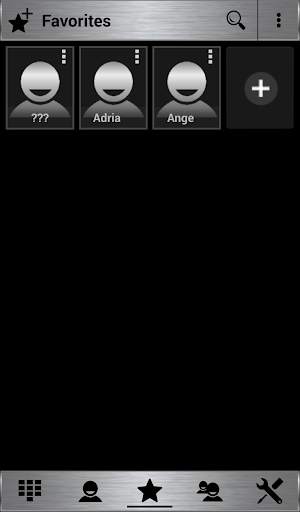 Theme Silver Metal RocketDial screenshot 4