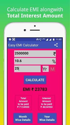 Easy EMI Calculator screenshot 1