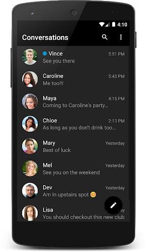 Black2 Theme (chomp) screenshot 1