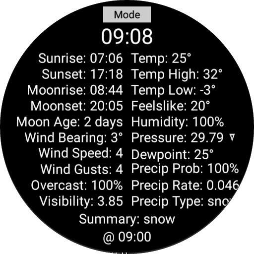 Orbital Weather for Watchmaker screenshot 3