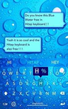 Blue water for Hitap Keyboard screenshot 2