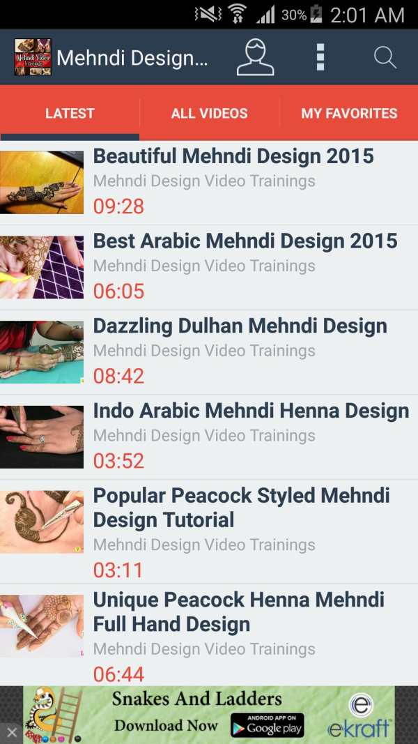 Mehndi Designs Video Trainings screenshot 2