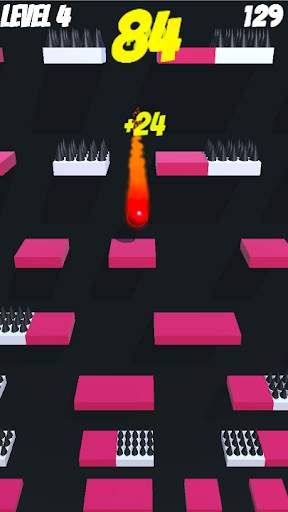 Fire Fall: Bouncy Ball Brick Breaker Fire balls 3D screenshot 5